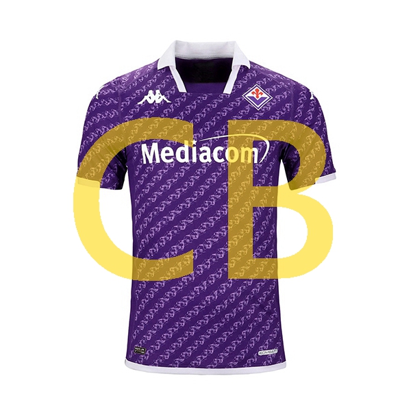 Fußballtrikot AC Florenz Herren Heim 2023-2024 Kurzarm