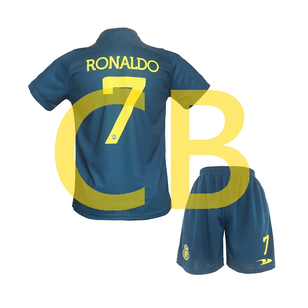 Fußballtrikot al-ittihad fc ronlado 7 Kinder Auswärts 2022-2023 Kurzarm