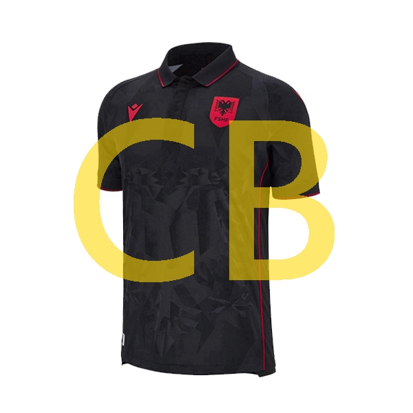 Fußballtrikot Albanien Herren Ausweich 2023 Kurzarm