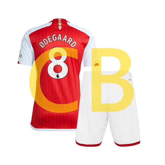 Fußballtrikot Arsenal martin odegaard 8 Kinder Heim 2023-2024 Kurzarm