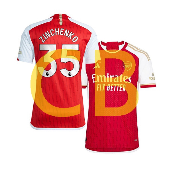 Fußballtrikot Arsenal oleksandr zinchenko 35 Herren Heim 2023-2024 Kurzarm