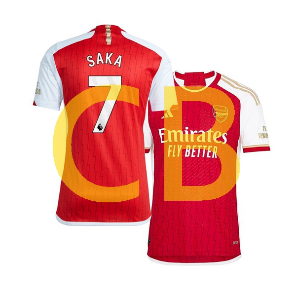 Fußballtrikot Arsenal saka 7 Herren Heim 2023-2024 Kurzarm