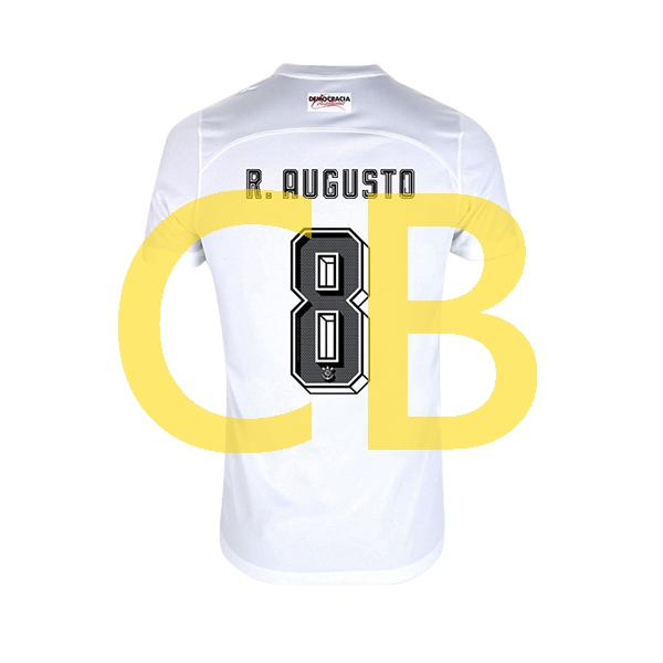Fußballtrikot Corinthians r. augusto 8 Herren Heim 2023-2024 Kurzarm