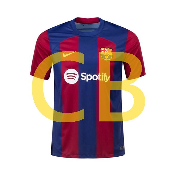 Fußballtrikot FC Barcelona Herren Heim 2023-2024 Kurzarm