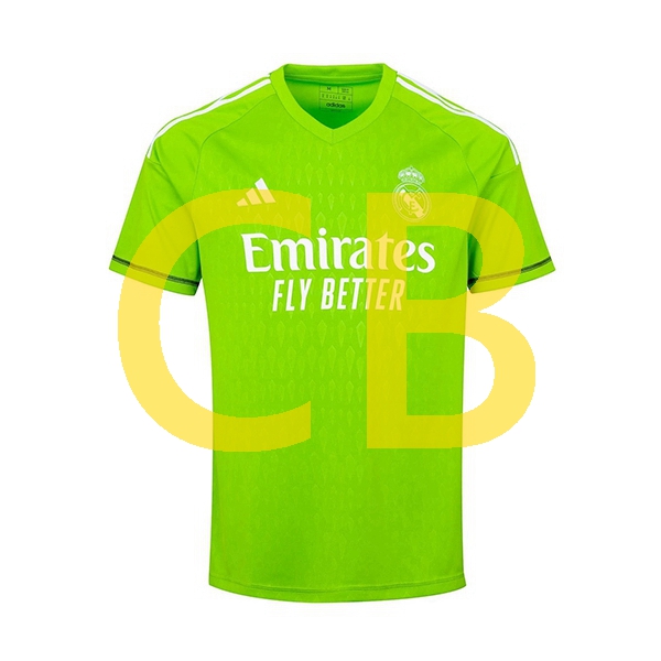 Fußballtrikot Real Madrid Torwart Herren Heim 2023-2024 Kurzarm