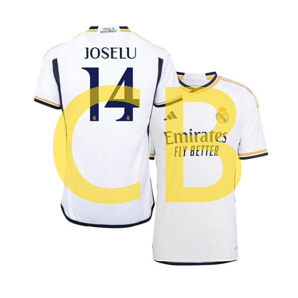 Fußballtrikot Real Madrid joselu 14 Herren Heim 2023-2024 Kurzarm