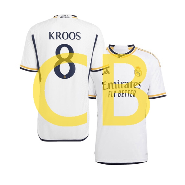 Fußballtrikot Real Madrid kroos 8 Herren Heim 2023-2024 Kurzarm