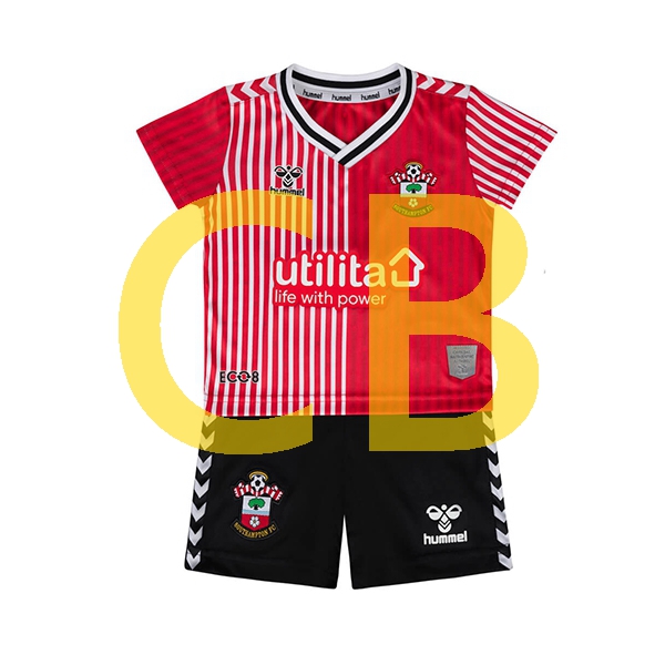 Fußballtrikot Southampton Kinder Heim 2023-2024 Kurzarm