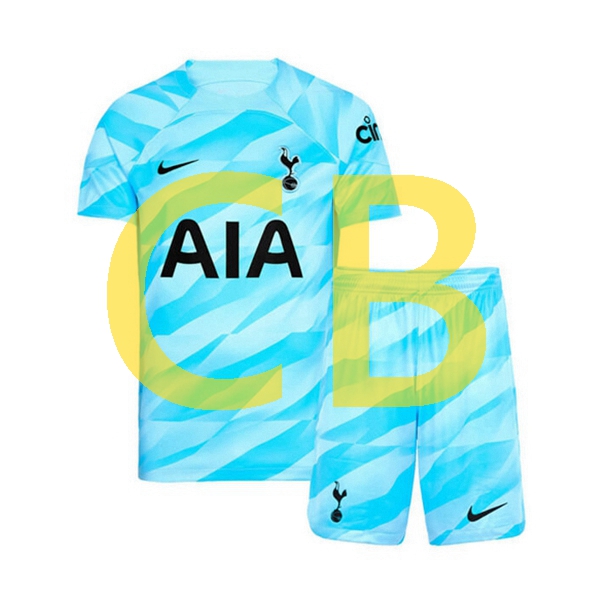 Fußballtrikot Tottenham Hotspur Torwart Kinder Heim 2023-2024 Kurzarm
