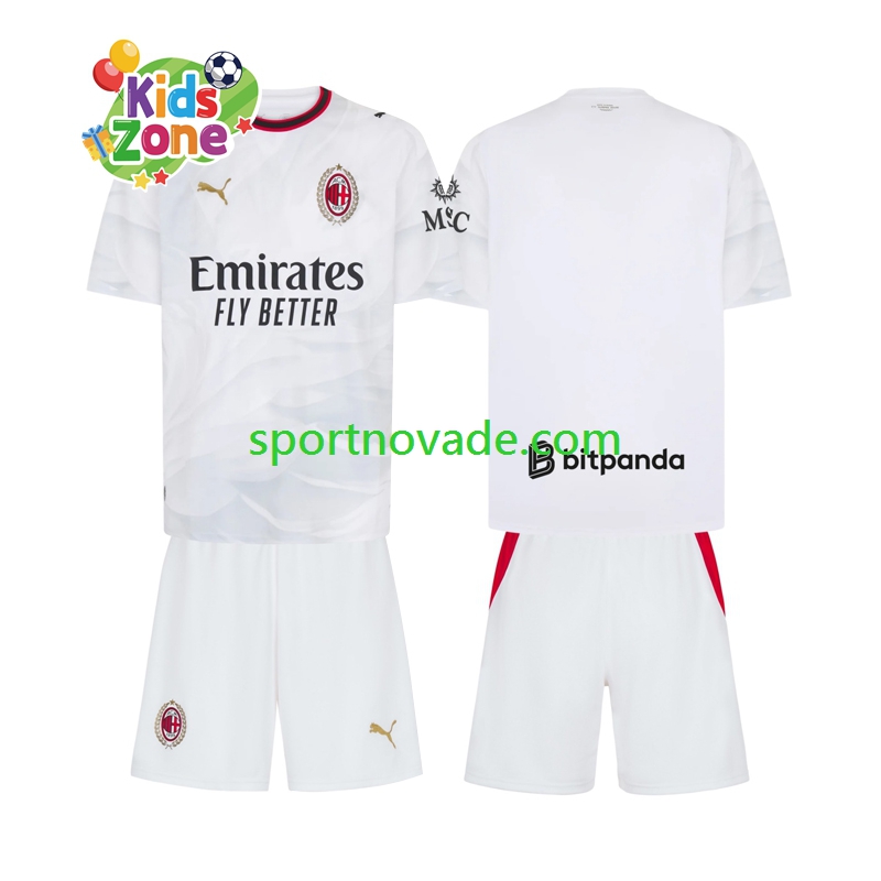 AC Mailand Auswärts Trikot Kinder Kurzarm 2026-2027