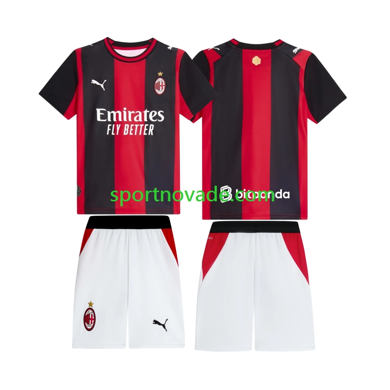 AC Mailand Heim Trikot Kinder Kurzarm 2026-2027