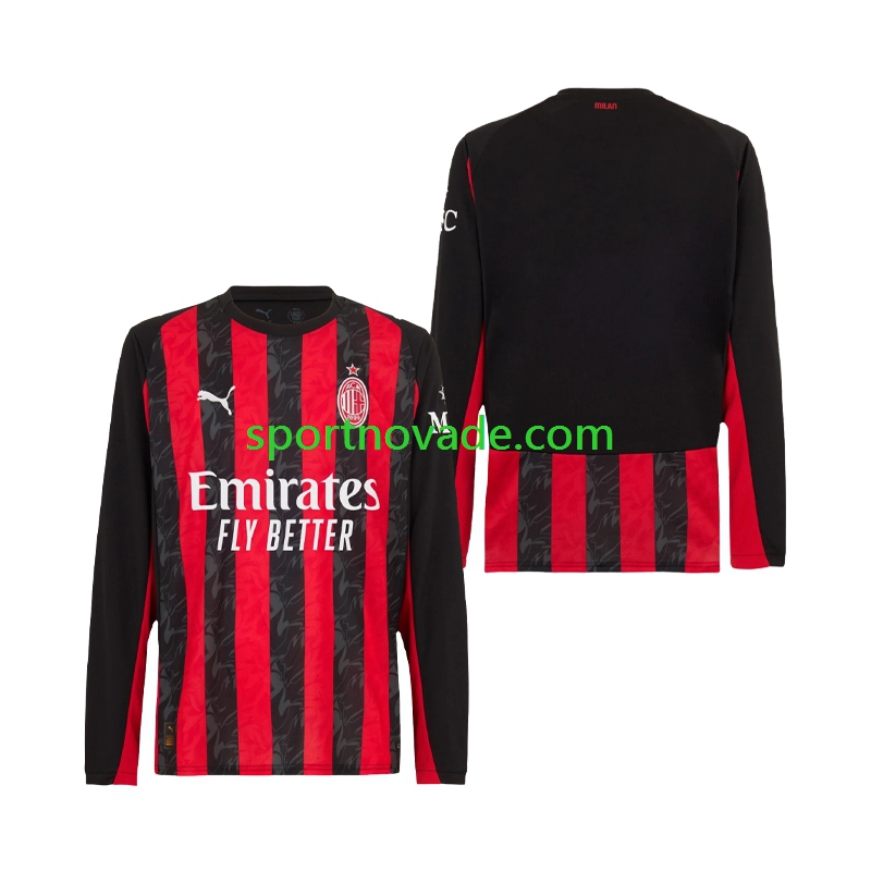AC Mailand Heim Trikot Herren Langarm 2025-2026