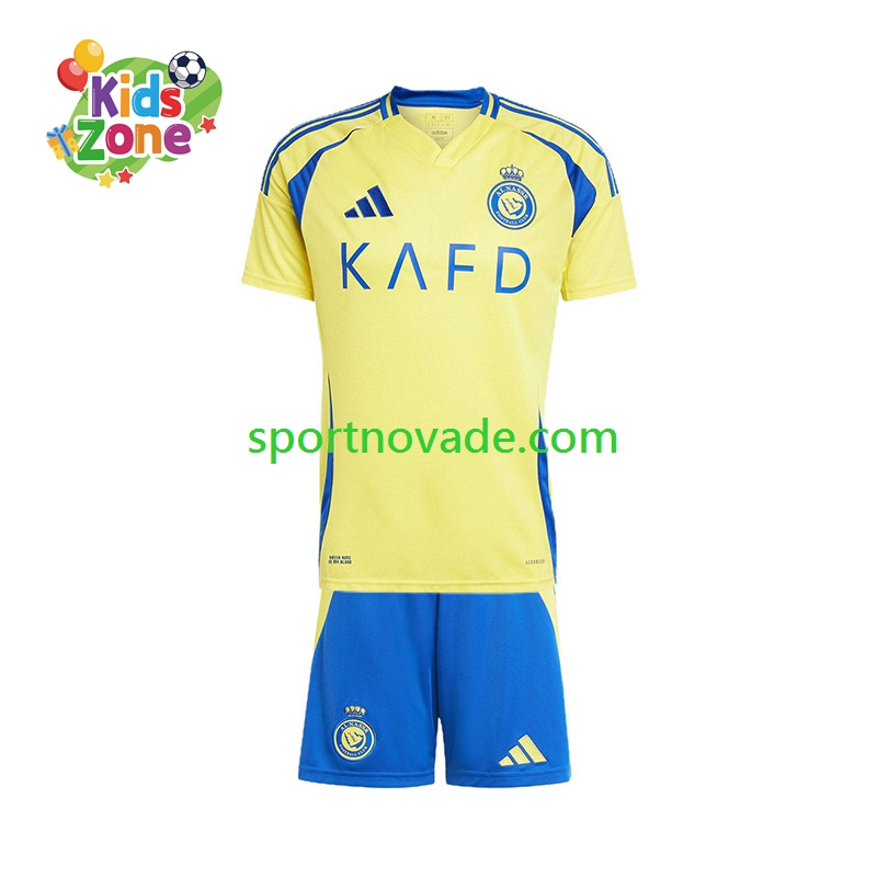 Al Nassr Heim Trikot Kinder Kurzarm 2024-2025