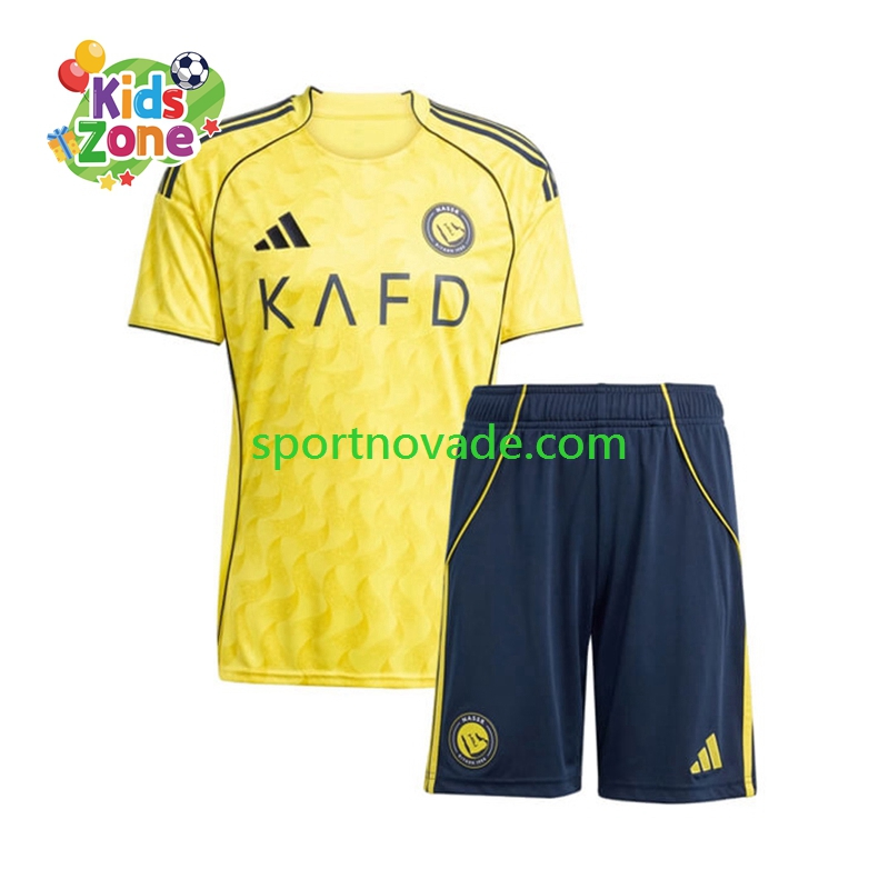Al Nassr Heim Trikot Kinder Kurzarm 2025-2026