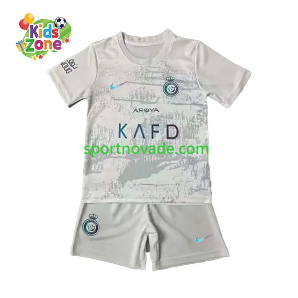 Al Nassr Dritt Trikot Kinder Kurzarm 2023-2024