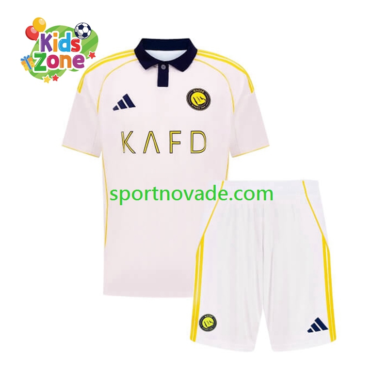 Al Nassr Dritt Trikot Kinder Kurzarm 2025-2026
