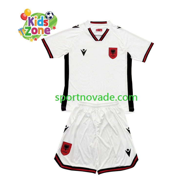 Albanien Auswärts Trikot Kinder Kurzarm 2026