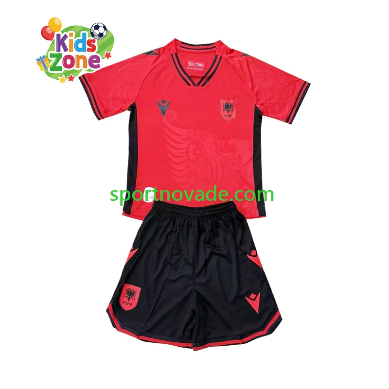 Albanien Heim Trikot Kinder Kurzarm 2026