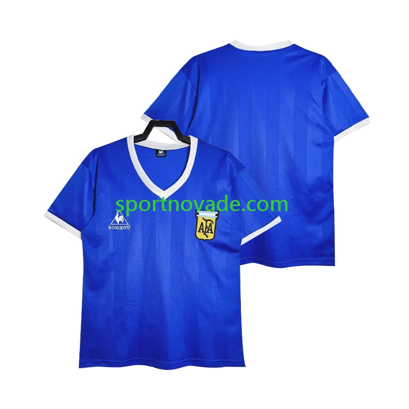Argentinien Retro Auswärts Trikot Herren Kurzarm 1986