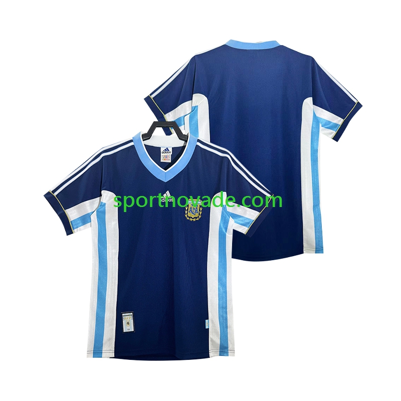 Argentinien Retro Auswärts Trikot Herren Kurzarm 1998