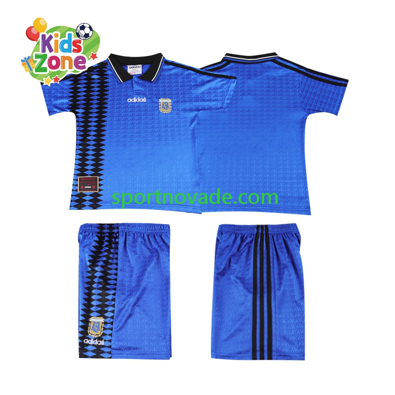 Argentinien Retro Auswärts Trikot Kinder Kurzarm 1994