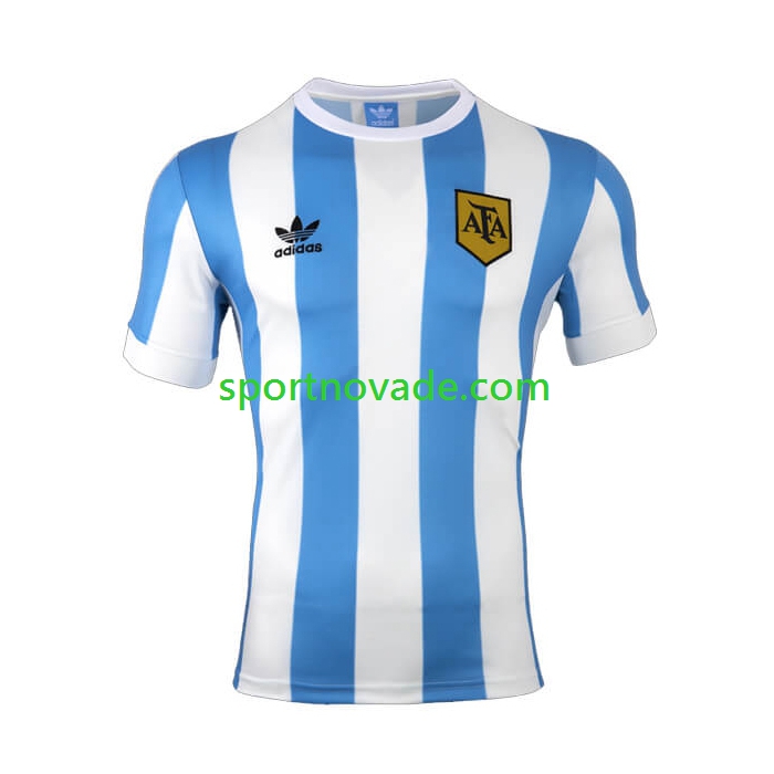 Argentinien 1978 Retro Heim Trikot Herren Kurzarm