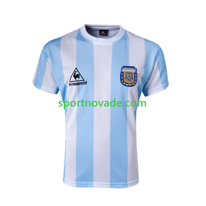 Argentinien Retro Heim Trikot Herren Kurzarm 1986
