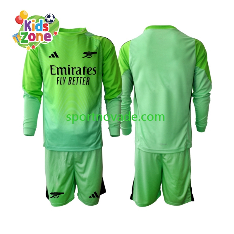 Arsenal Torwart Auswärts Trikot Kinder Langarm 2025-2026