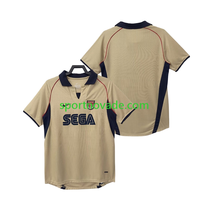 Arsenal Retro Auswärts Trikot Herren Kurzarm 2001 2002