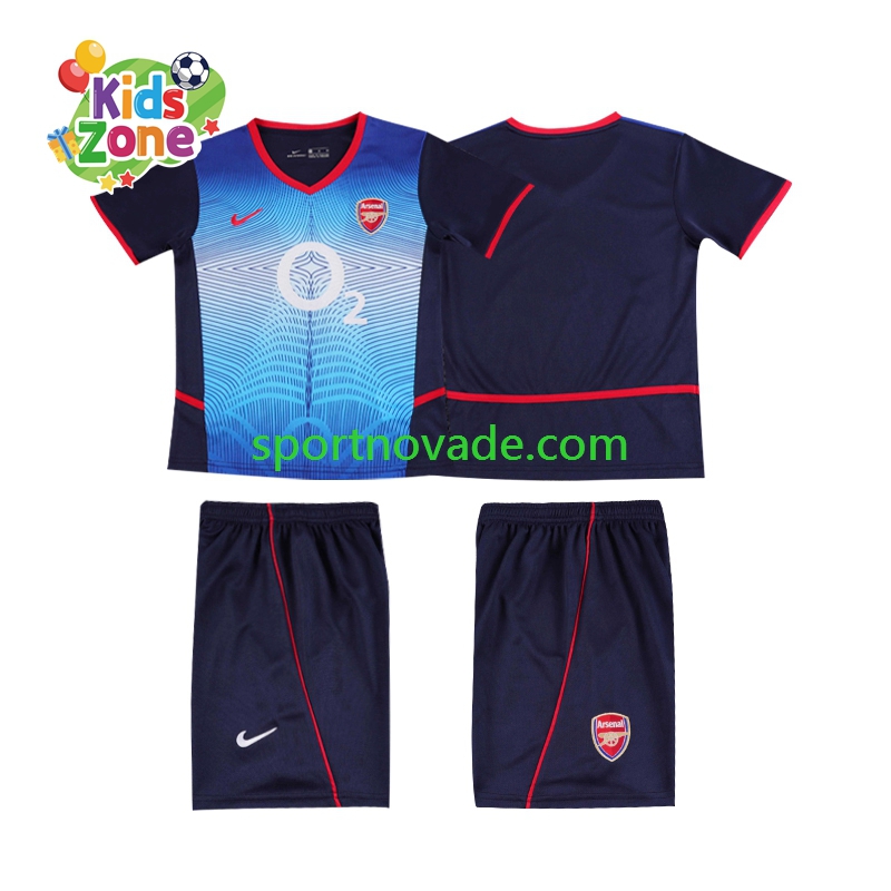 Arsenal Retro Auswärts Trikot Kinder Kurzarm 2002 2004