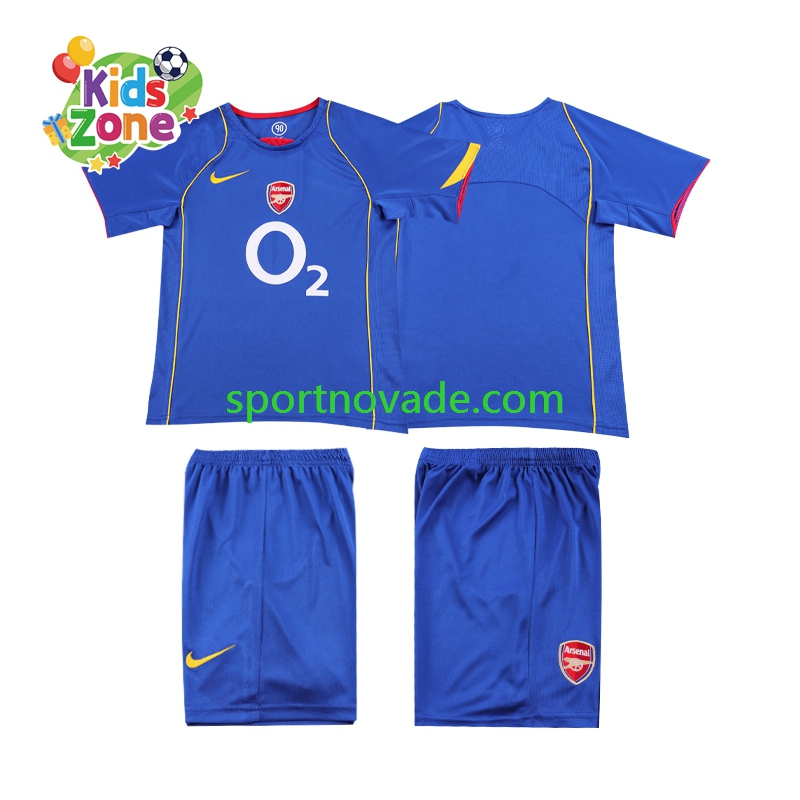Arsenal Retro Auswärts Trikot Kinder Kurzarm 2004 2005