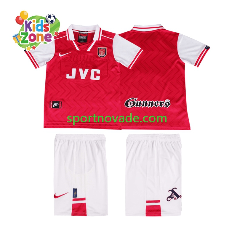 Arsenal Retro Heim Trikot Kinder Kurzarm 1996 1997
