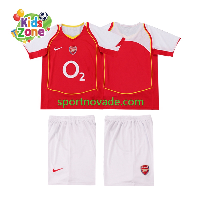 Arsenal Retro Heim Trikot Kinder Kurzarm 2004 2005