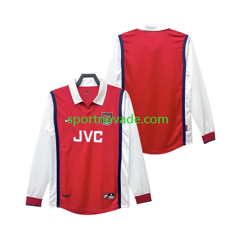 Arsenal Retro Heim Trikot Herren Langarm 1998 1999