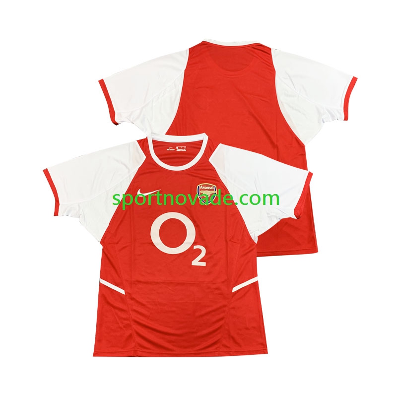 Arsenal Retro Heim Trikot Herren Kurzarm 2002 2003