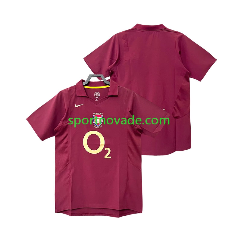 Arsenal Retro Heim Trikot Herren Kurzarm 2005 2006