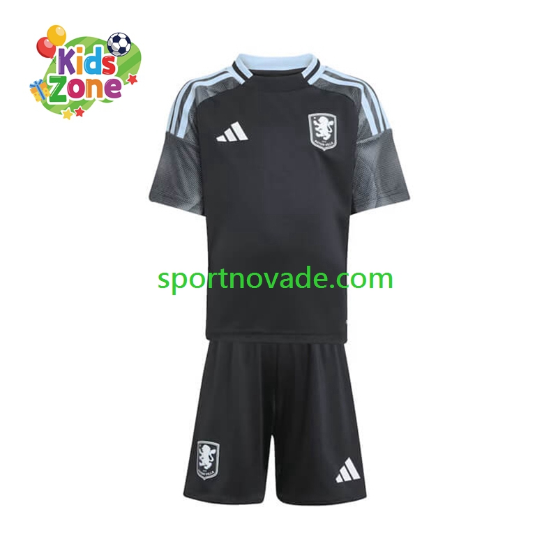Aston Villa Auswärts Trikot Kinder Kurzarm 2025-2026