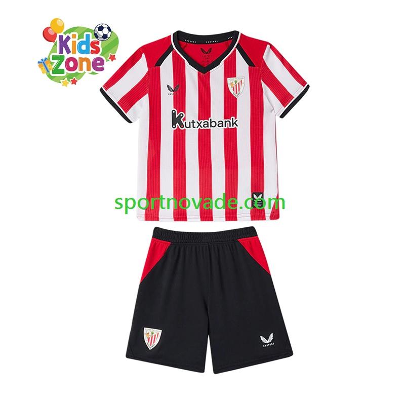 Athletic Bilbao Heim Trikot Kinder Kurzarm 2026-2027