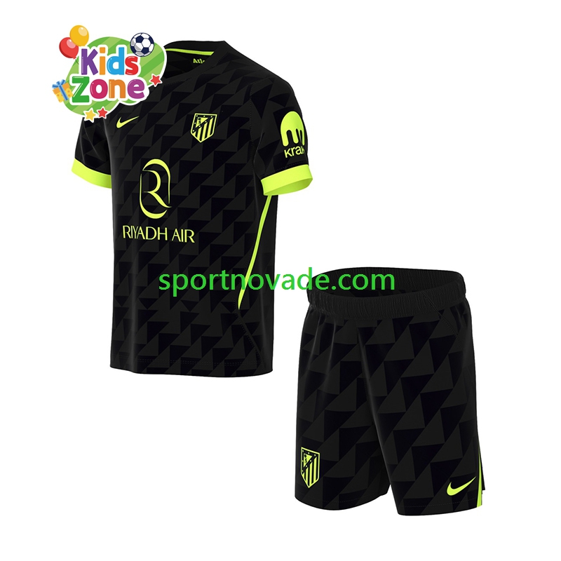Atlético Madrid Auswärts Trikot Kinder Kurzarm 2026-2027