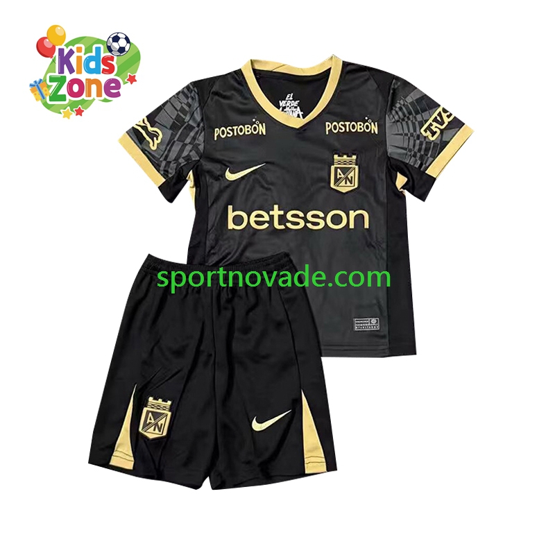 Atletico Nacional Auswärts Trikot Kinder Kurzarm 2025