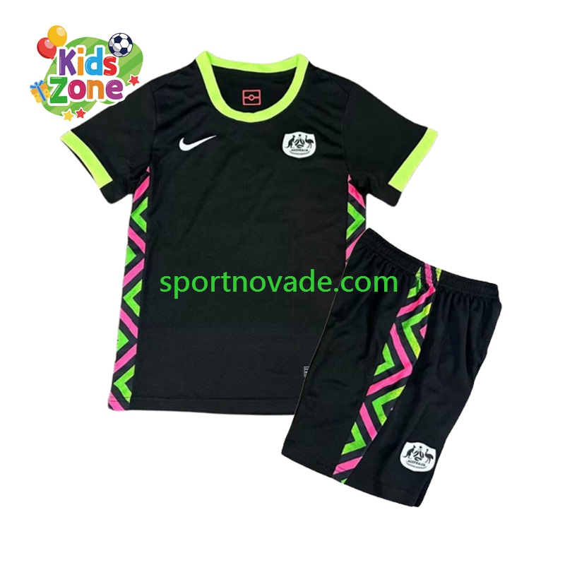 Australien Auswärts Trikot Kinder Kurzarm 2025