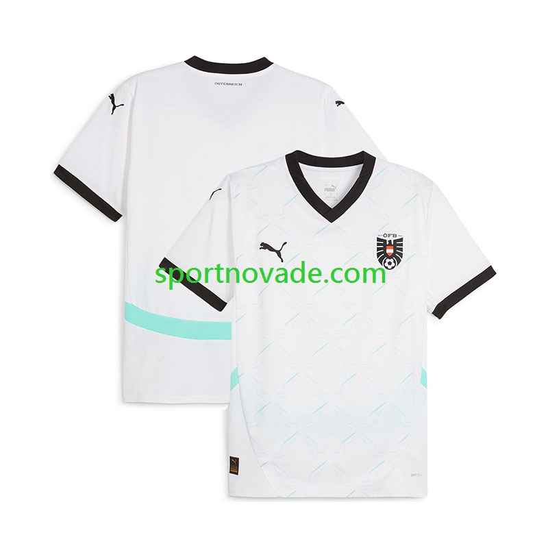 Österreich Auswärts Trikot Herren Kurzarm Euro 2024