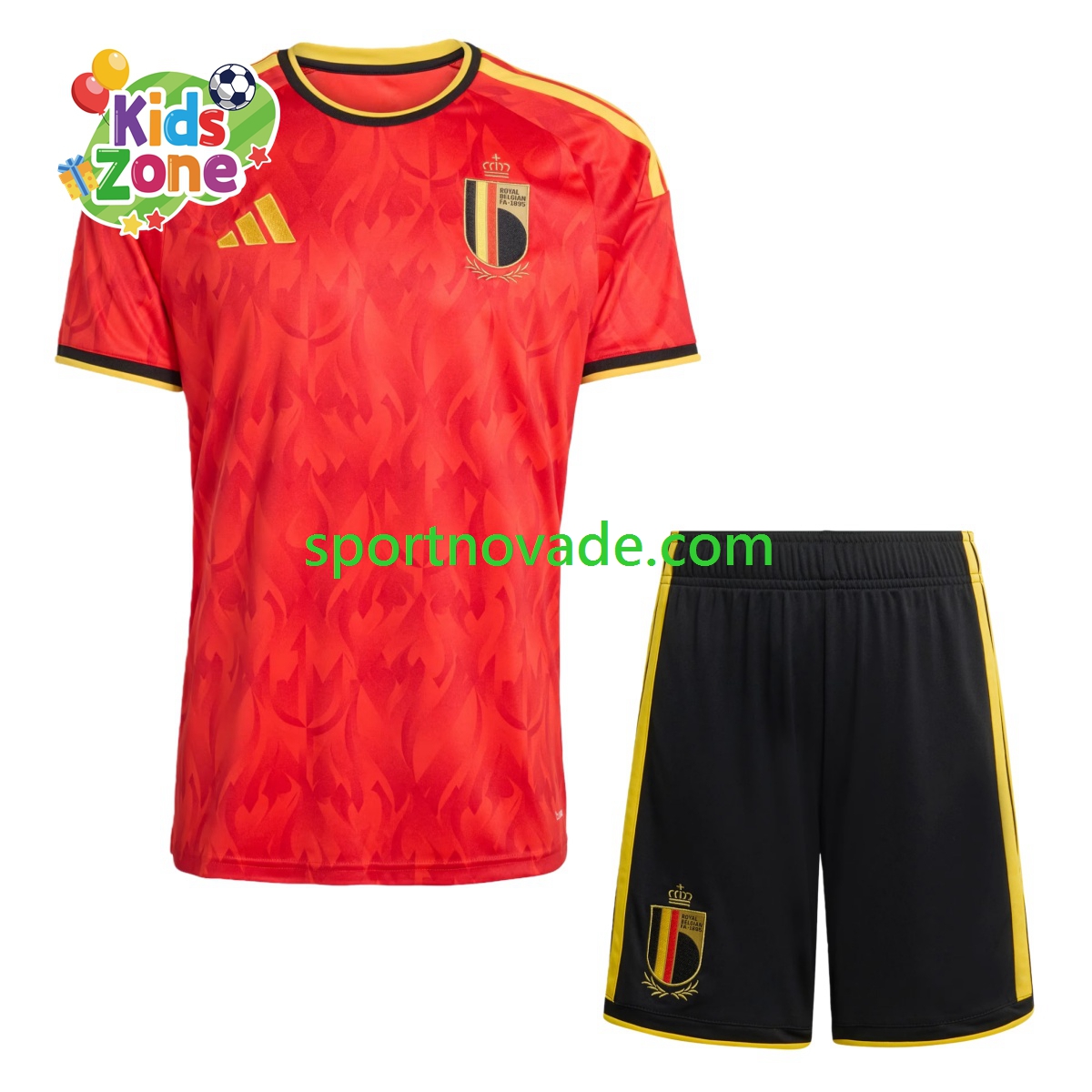 Belgien Heim Trikot Kinder Kurzarm World Cup 2026