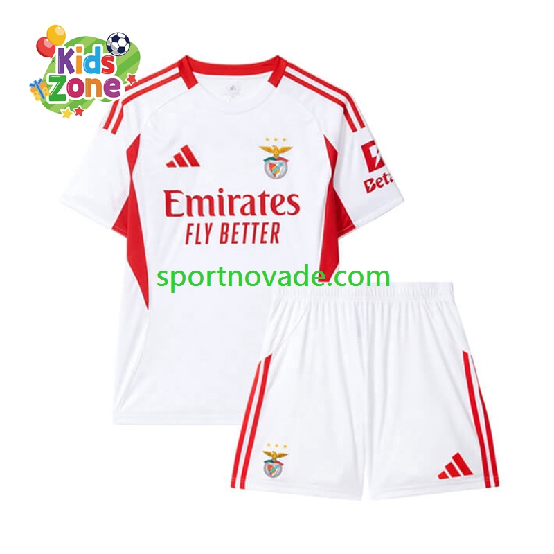 Benfica Dritt Trikot Kinder Kurzarm 2025-2026