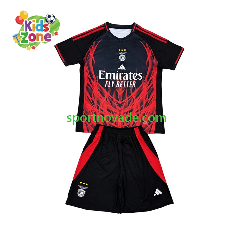 Benfica Special Heim Trikot Kinder Kurzarm 2025-2026