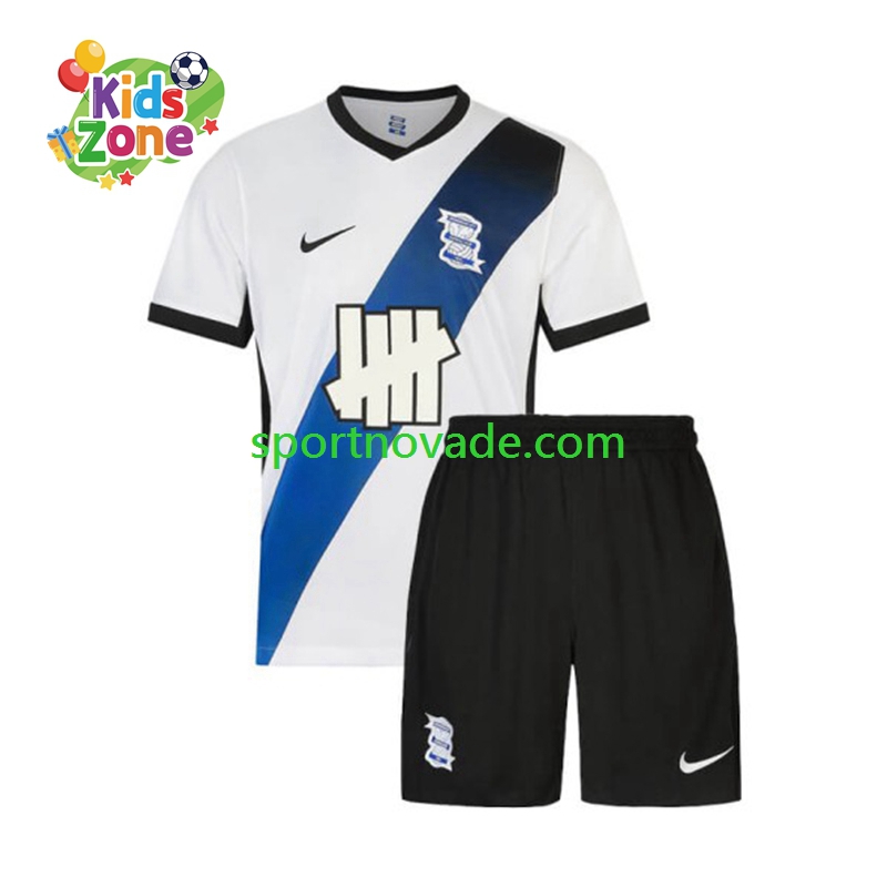 Birmingham City Auswärts Trikot Kinder Kurzarm 2025-2026
