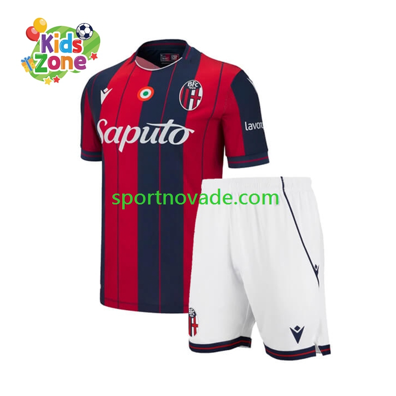 Bologna Heim Trikot Kinder Kurzarm 2025-2026