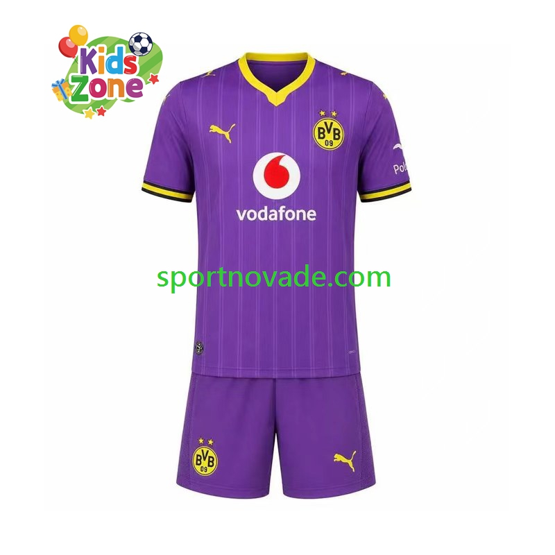Borussia Dortmund Dritt Trikot Kinder Kurzarm 2026-2027