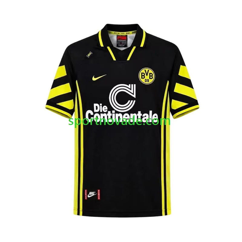 Borussia Dortmund Retro Auswärts Trikot Herren Kurzarm 1996