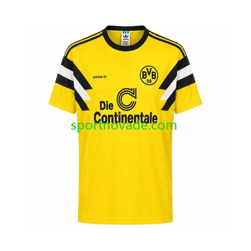Borussia Dortmund Retro Heim Trikot Herren Kurzarm 1989